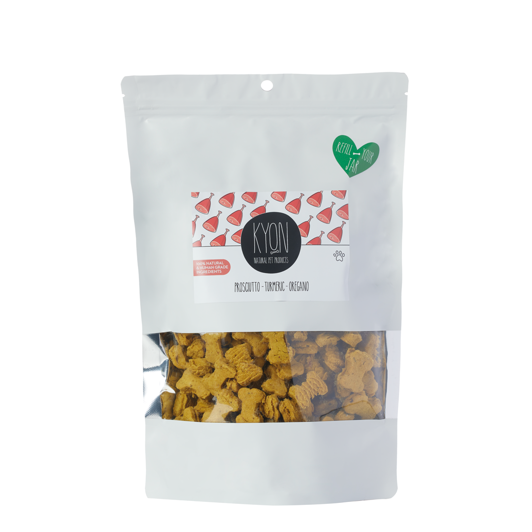 Treats With Prosciutto – Turmeric – Oregano