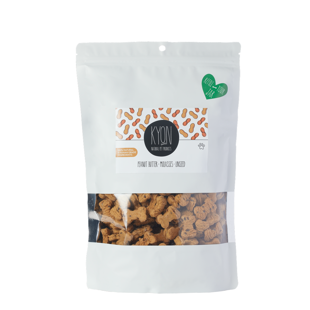 Treats With Peanut butter – Molasses – Linseed