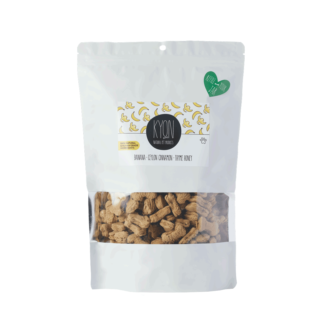 Treats With Banana – Ceylon Cinnamon – Thyme honey