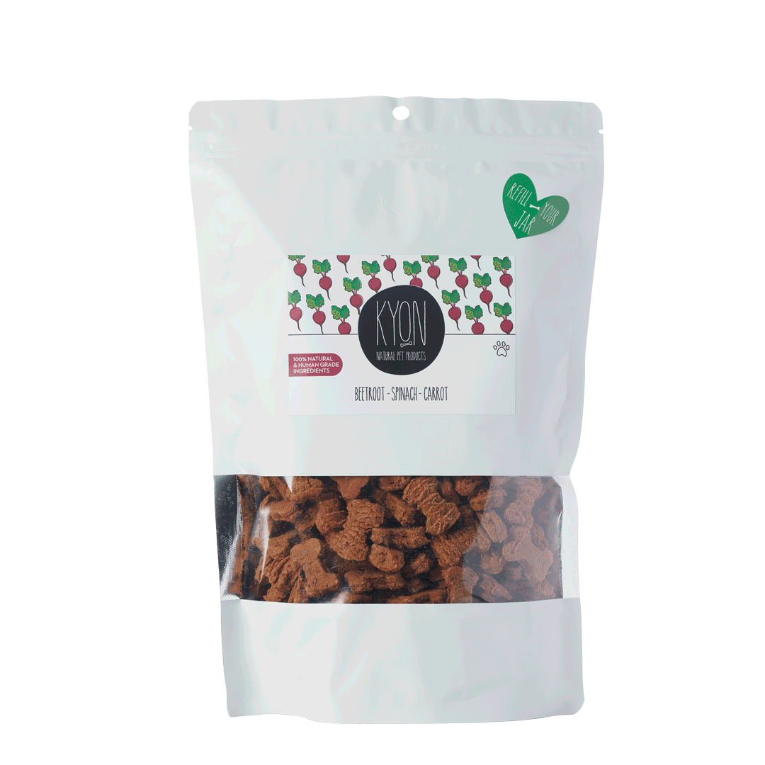 Treats With Beetroot – Spinach – Carrot