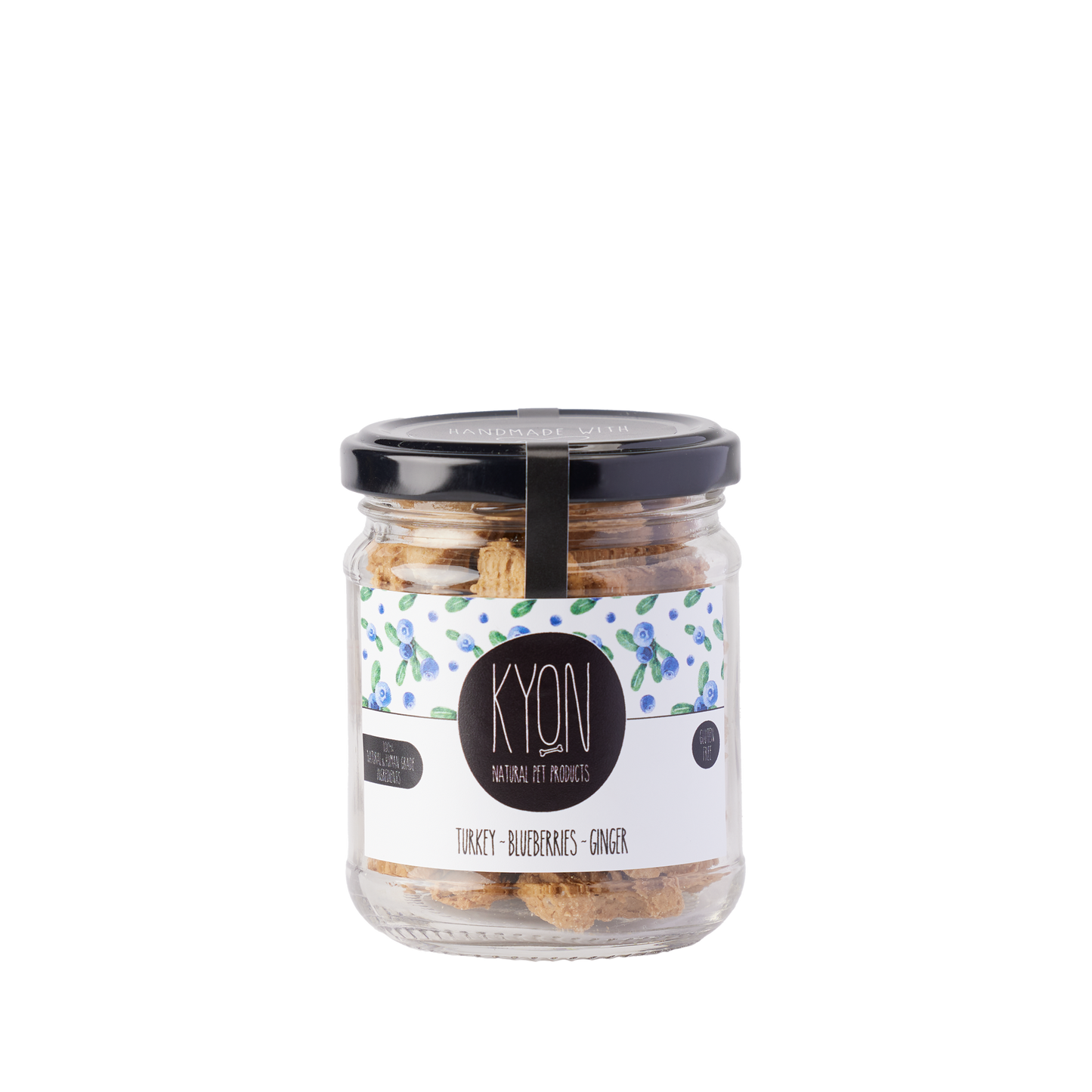 Treats With Turkey-Ginger-Blueberries