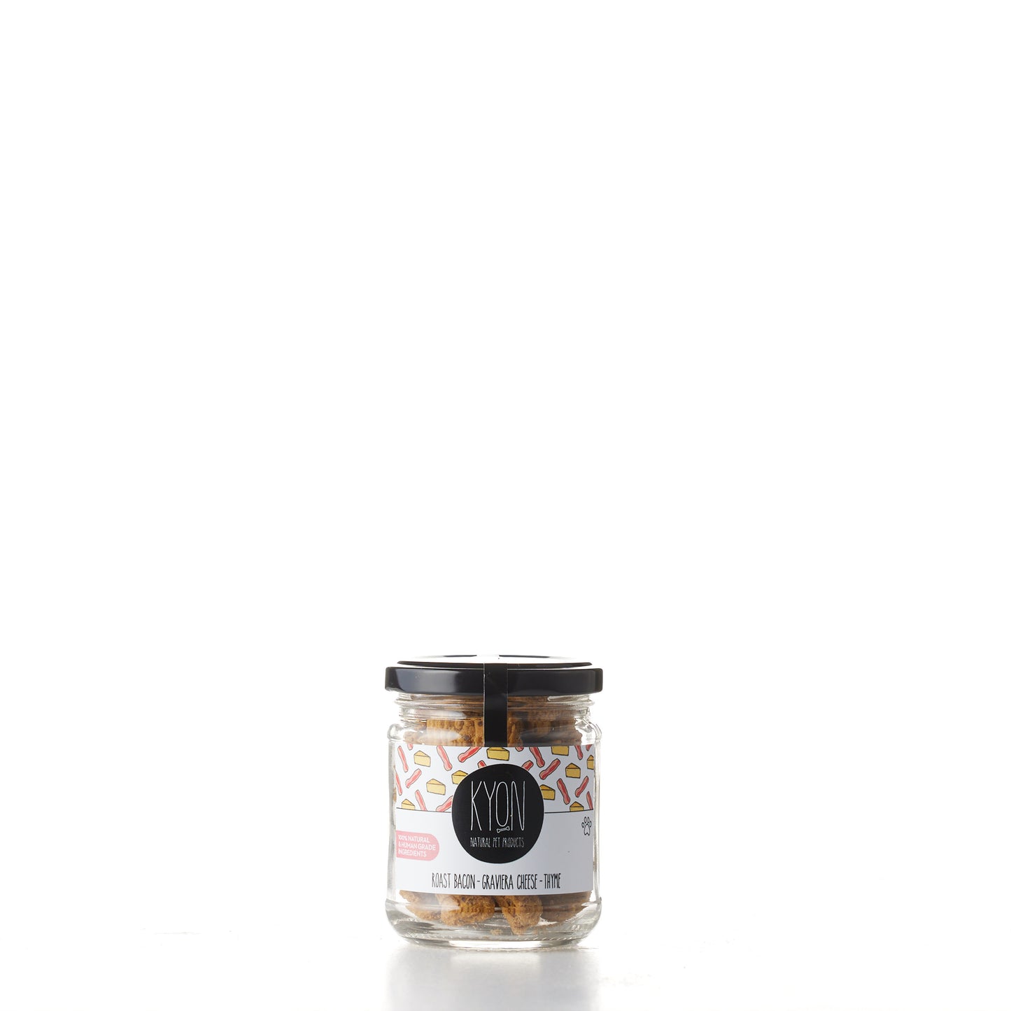 Treats With Roast bacon – Graviera Cheese – Thyme