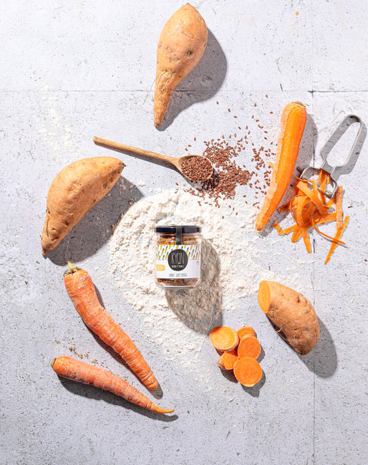 Vegan treas carrot & sweet potato