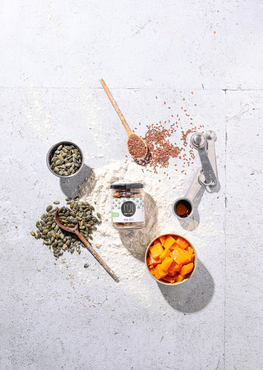 Vegan treats with Hemp Oil & Pumpkin