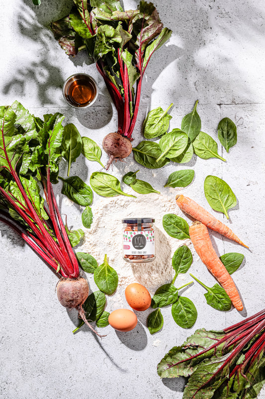 Treats With Beetroot – Spinach – Carrot