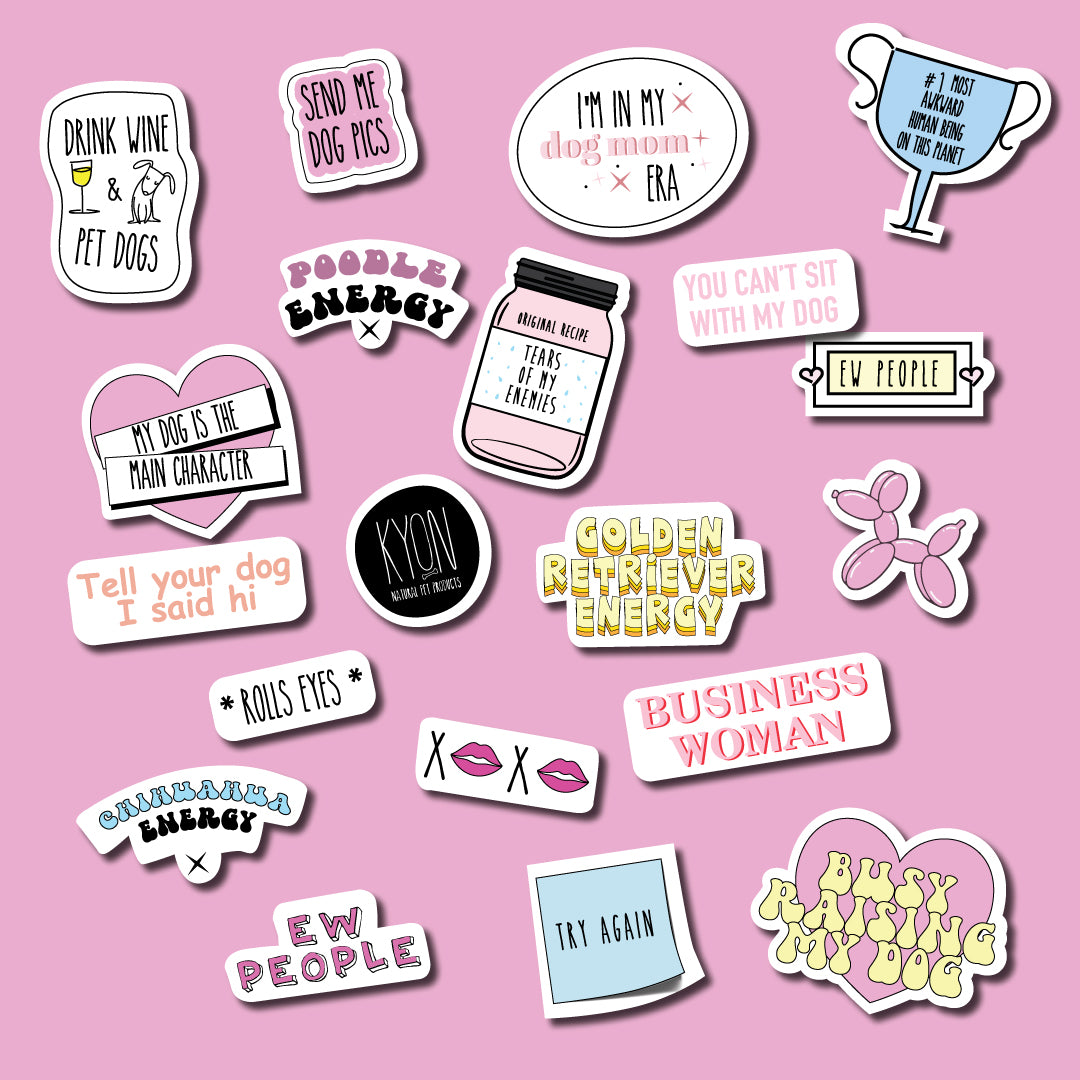 Kyaoken Sticker Kyon Stickers – Kyon Natural Pet Products