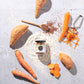Vegan treas carrot & sweet potato