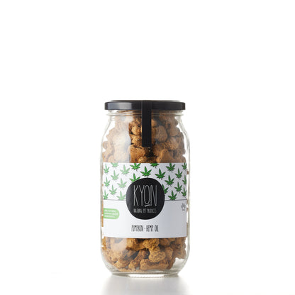 Vegan treats with Hemp Oil & Pumpkin